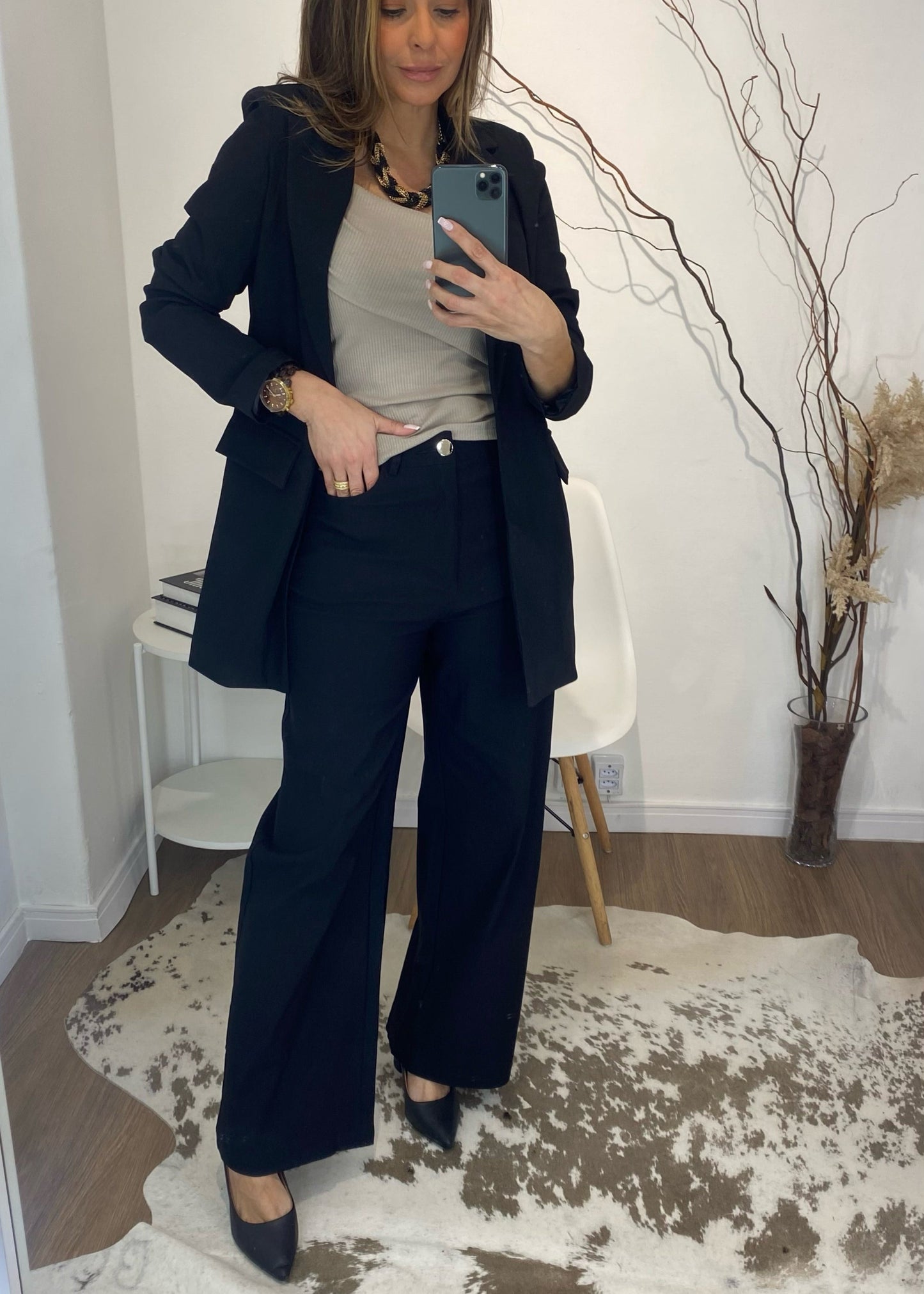 Calça Wide Leg