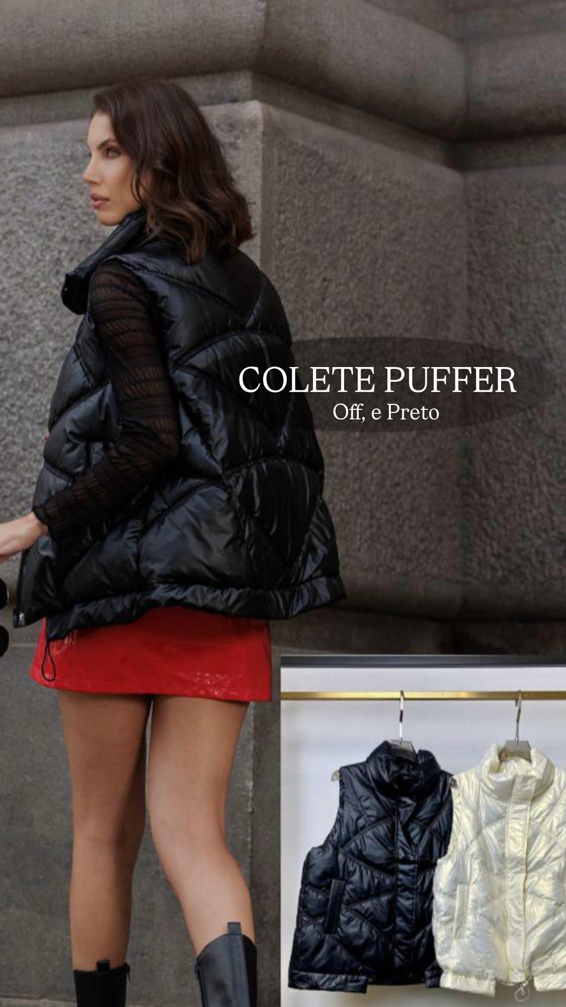 Colete Puffer Sophie