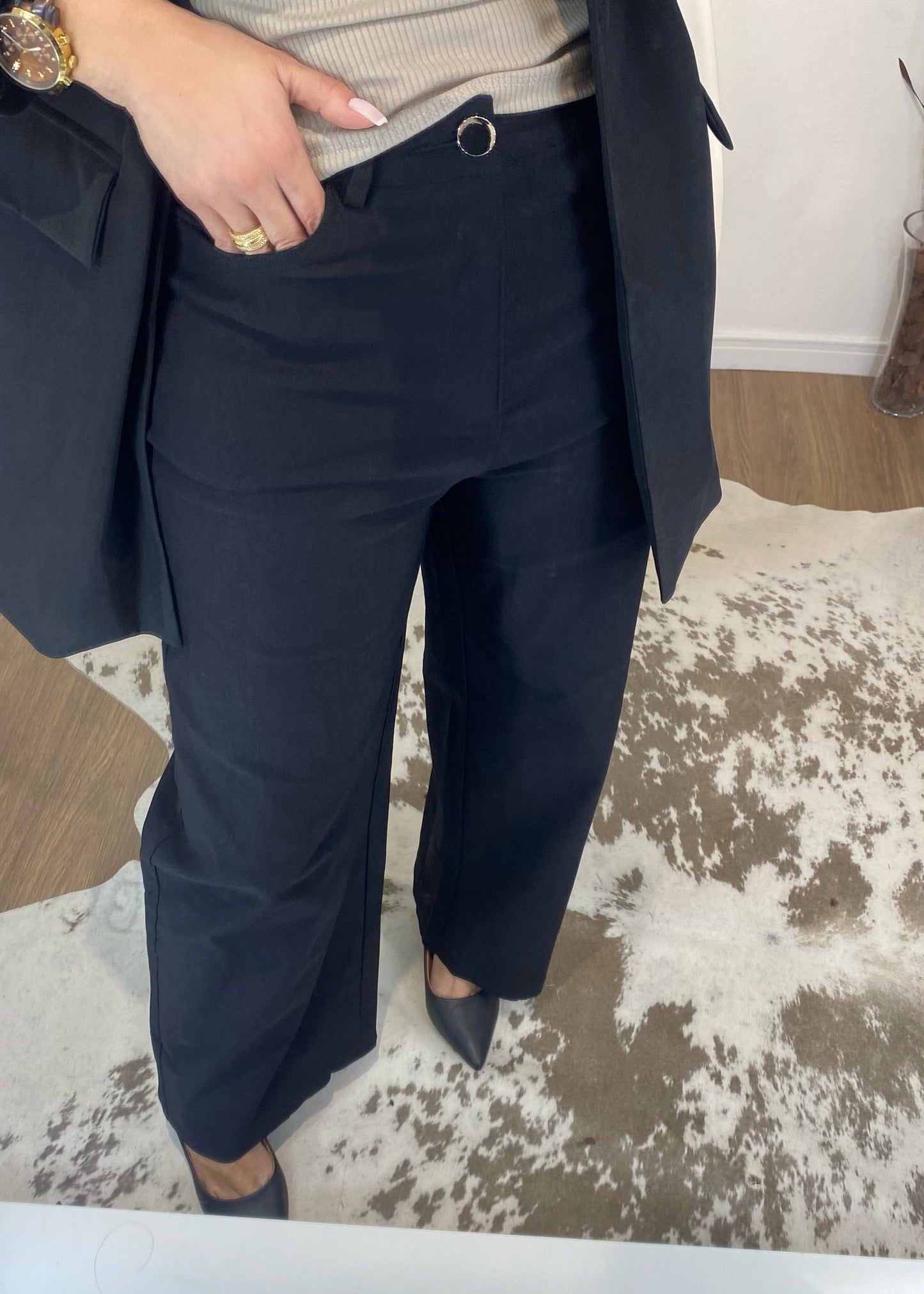 Calça Wide Leg