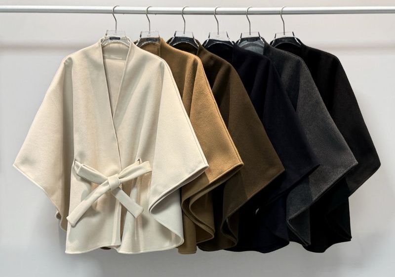 Capa Kimono Lã Batida