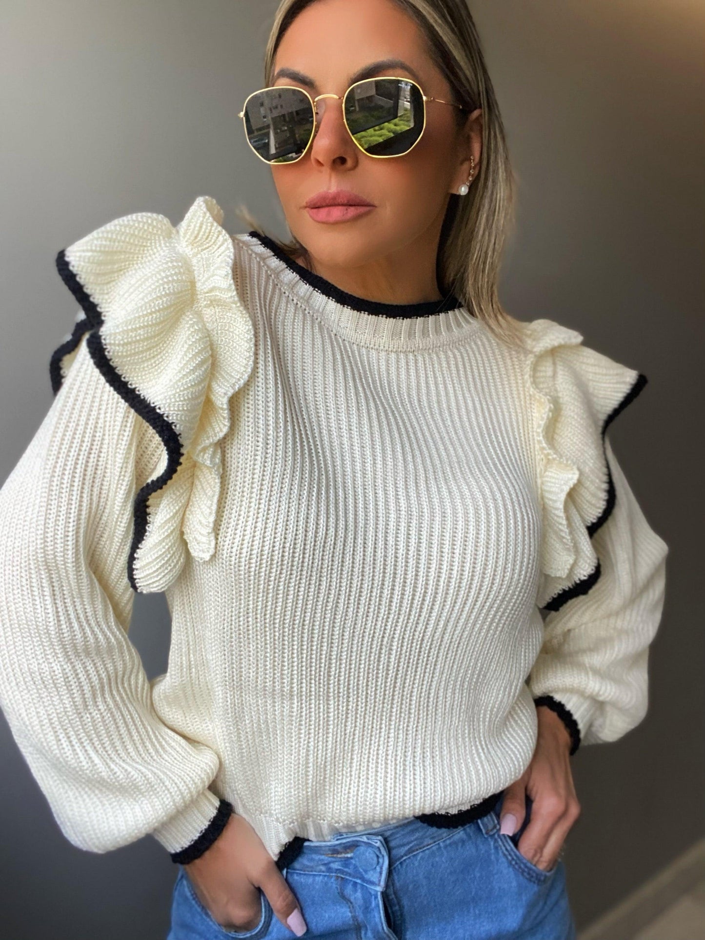 Blusa Tricot Hermosa - ClosetChicPoa
