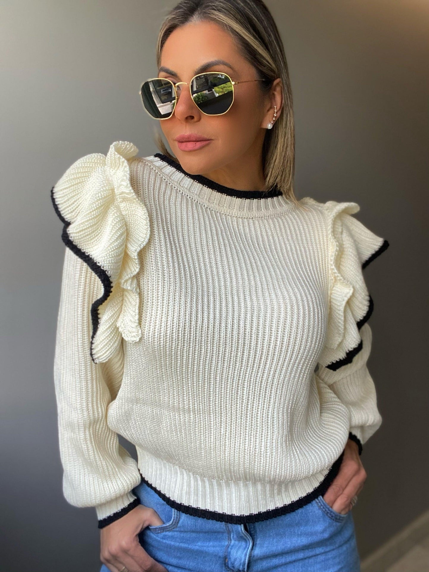 Blusa Tricot Hermosa - ClosetChicPoa