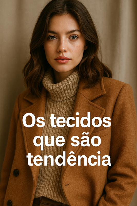 Tecidos em Alta no Outono/Inverno 2025: Escolhas Inteligentes para um Estilo Sofisticado e Confortável