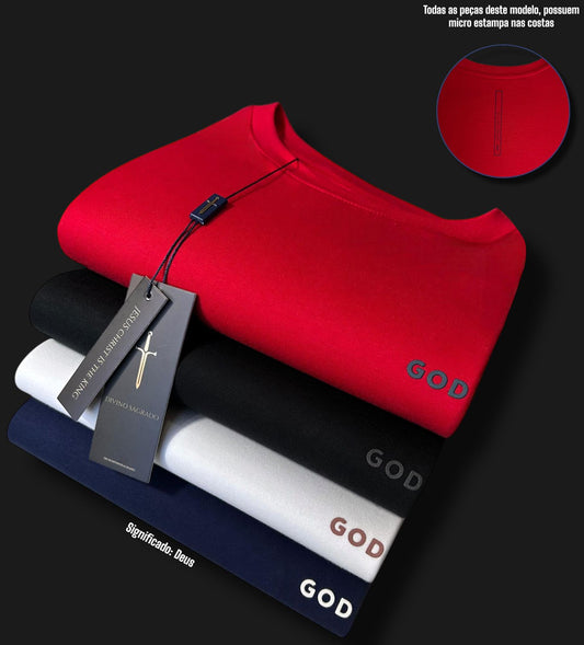 Camiseta - GOD (MINIMAL) - Divino Sagrado