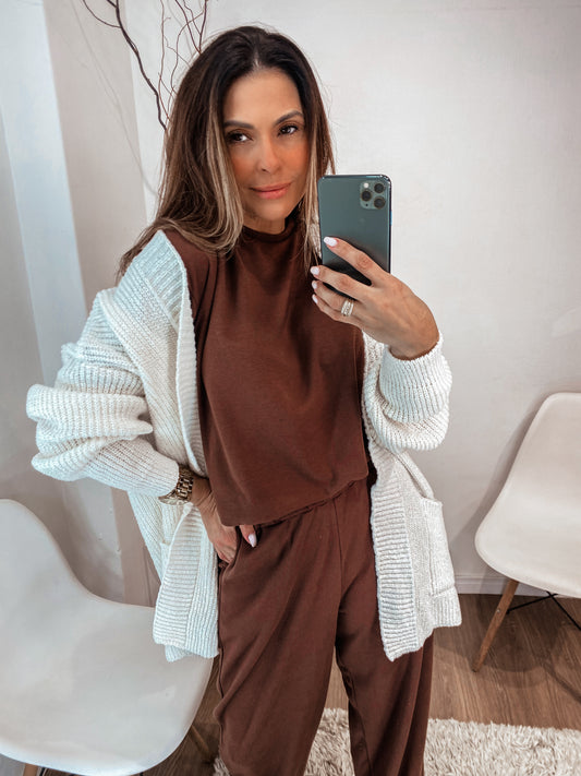 Cardigan Fio Mousse Celine