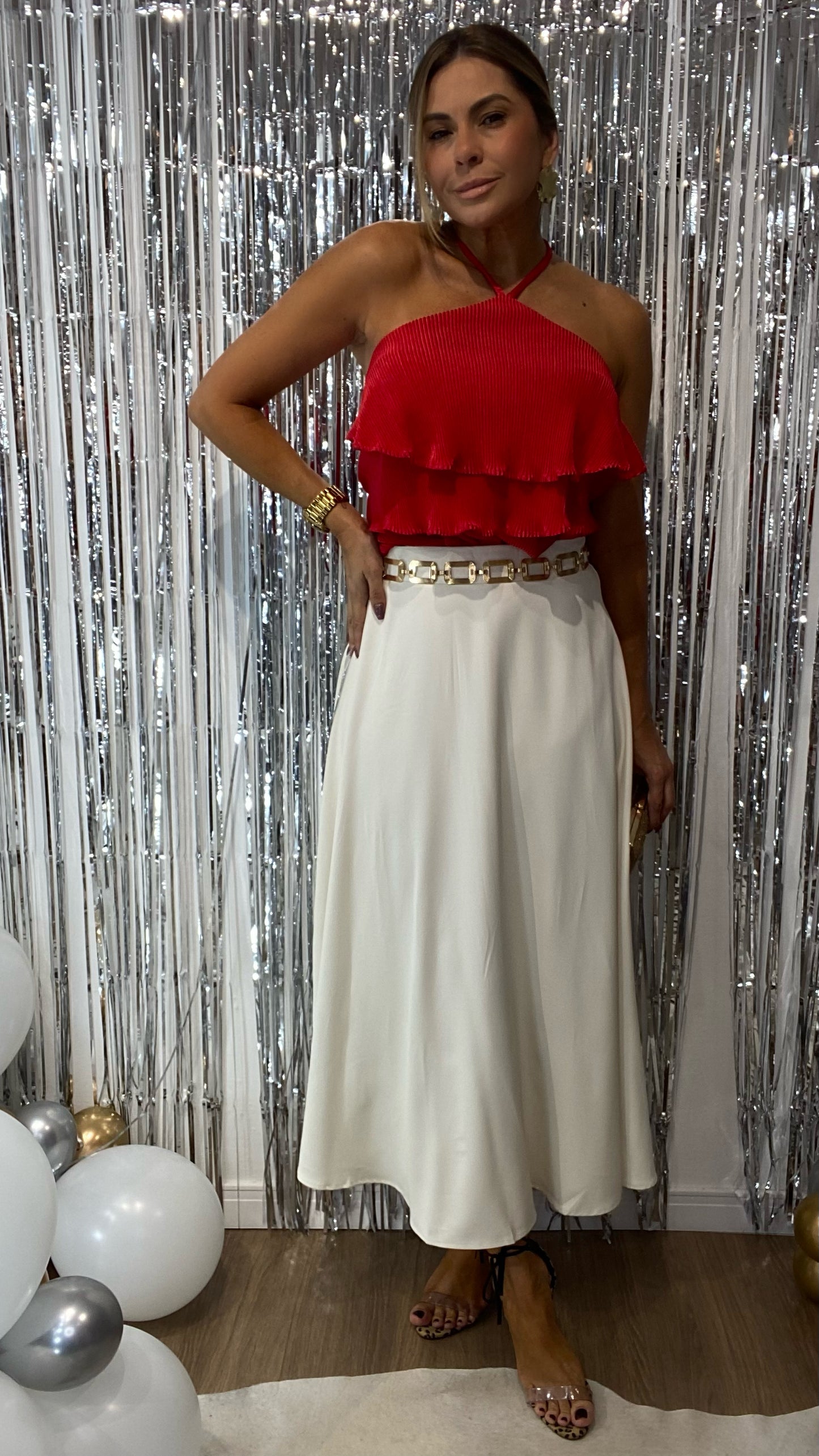 Blusa Plissada Sarah