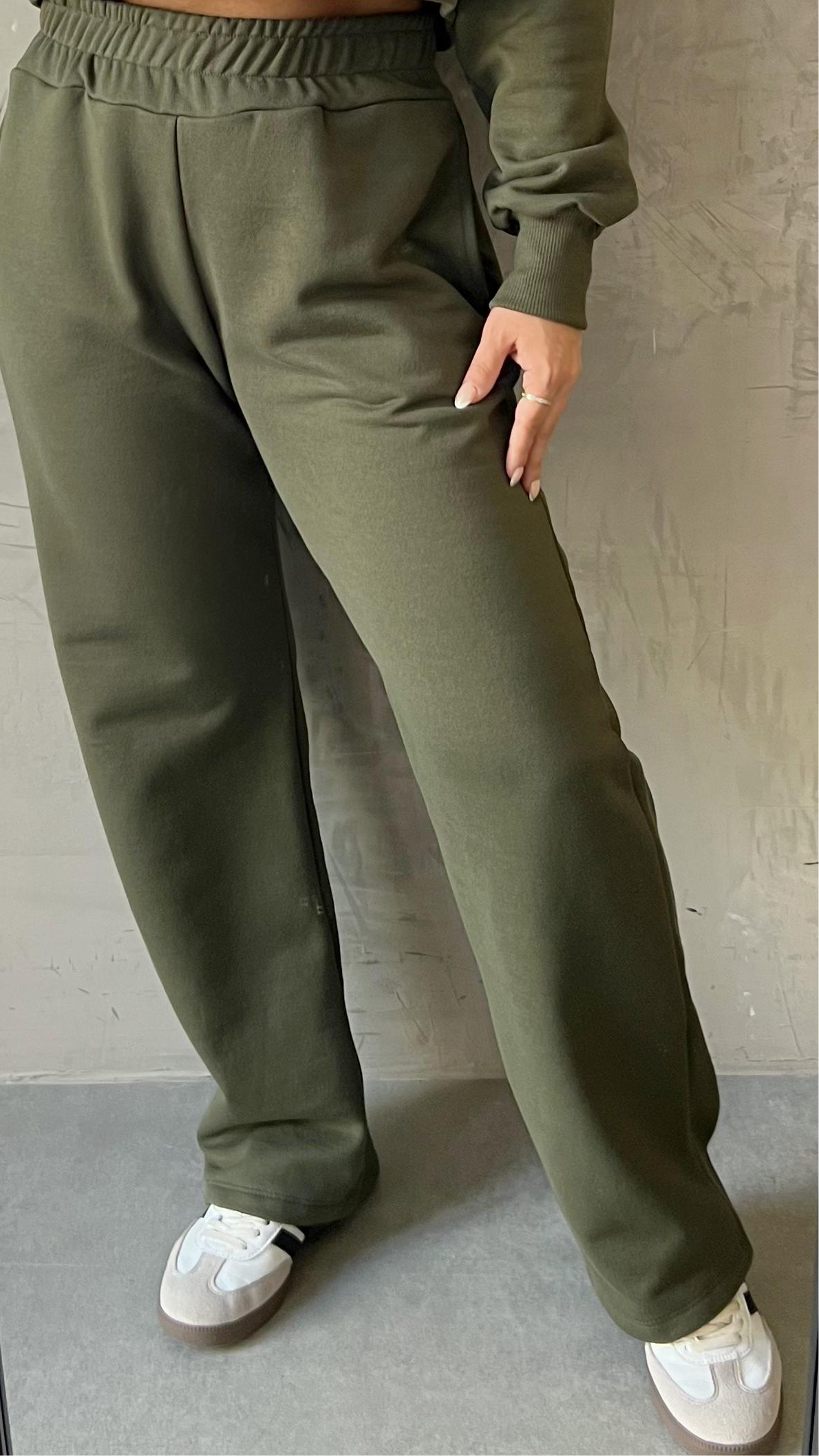 Calça Moletom Peluciado Reta