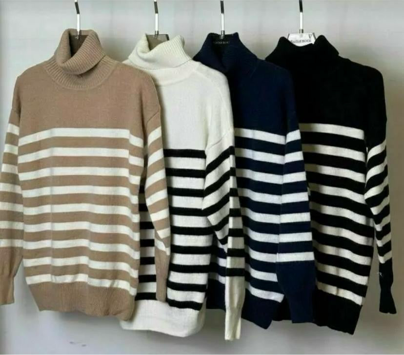 Blusa Tricot Mousse Gola Alta