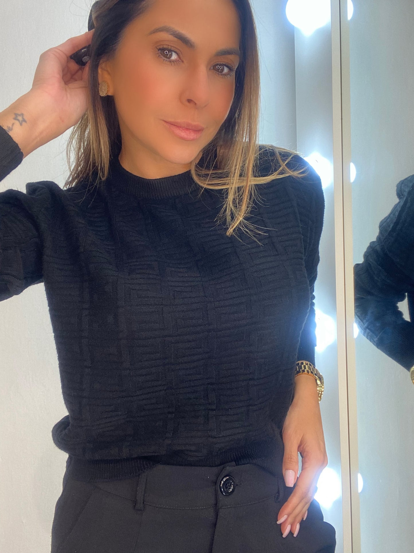 Blusa Modal Relevo Gabriele