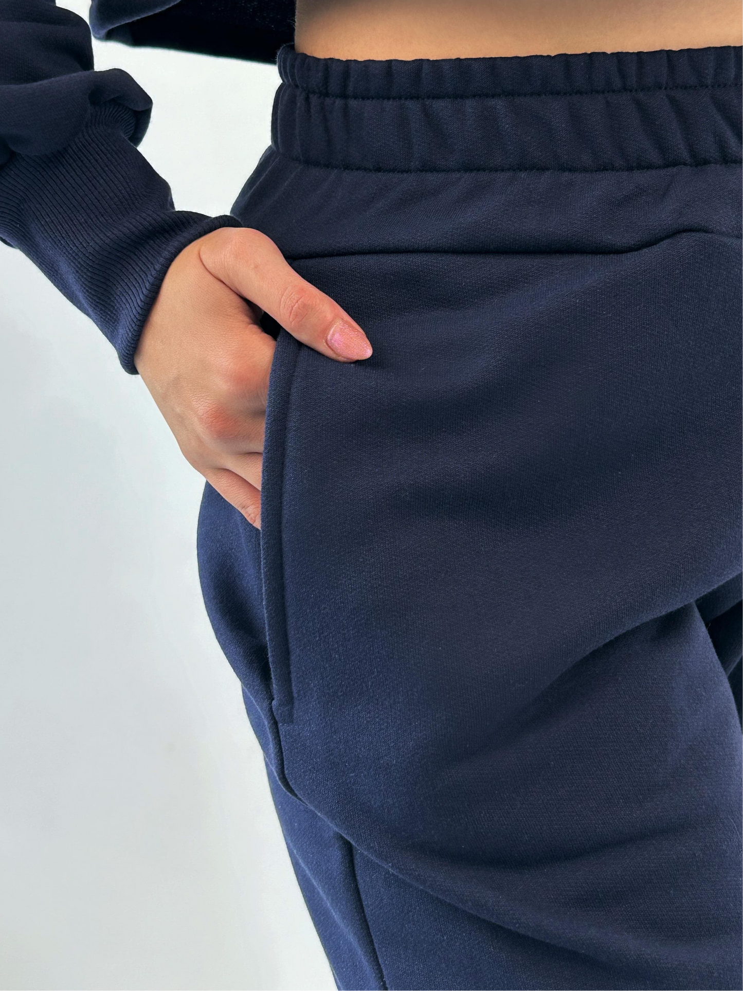 Calça Moletom Peluciado Reta
