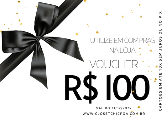 Voucher - VALE COMPRAS - R$ 100,00