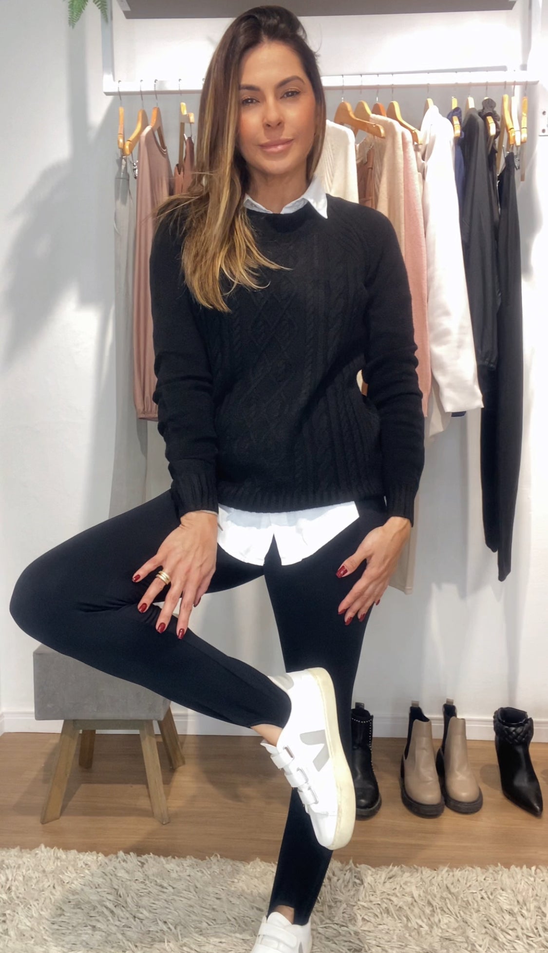 Blusa Modal Trançado Raquel