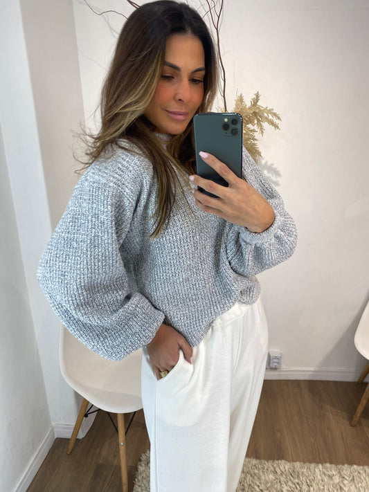 Blusa Tricot Fio Mousse Melina